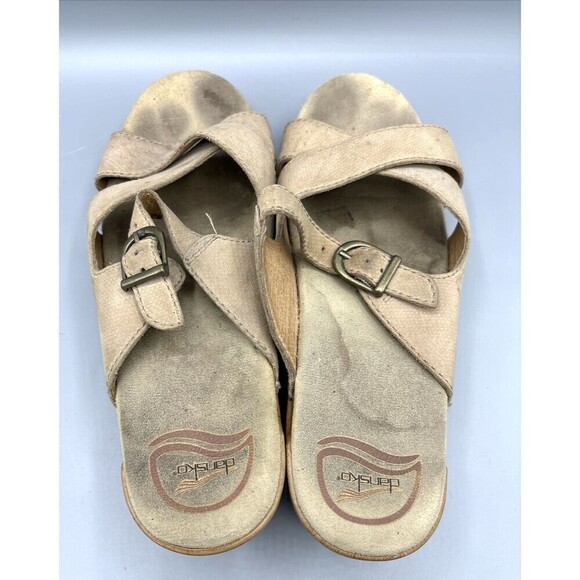 Dansko Women’s Sandals Wedge Strap‎ Buckle  Leather Size 38 - Picture 4 of 8